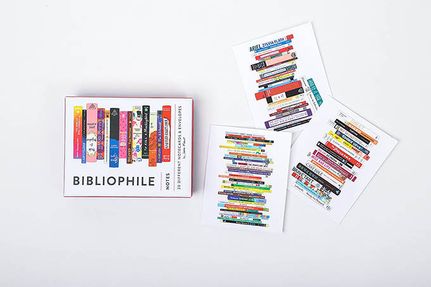 bibliophile literary stationery, a good gift for book clubs