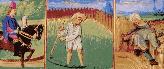Illustration of agricultural calendar.
