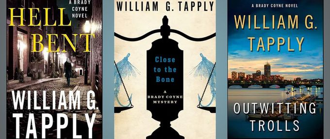 Covers of three William G. Tapply books