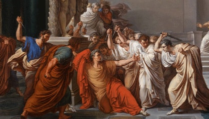 Painting called 'The Death of Julius Caesar.'