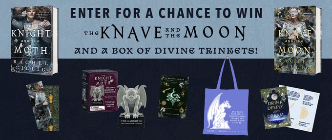 books and collage of the items available in the stonewater duology giveaway