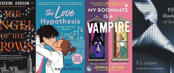 collage of titles that started as fanfiction