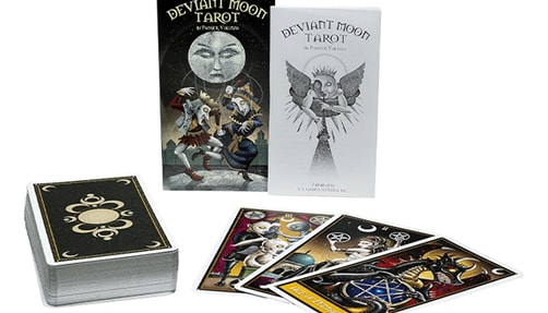 Photo of Deviant Moon Tarot deck.