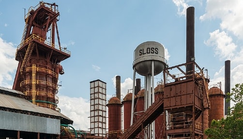 Sloss Furnace in Birmingham, Alabama