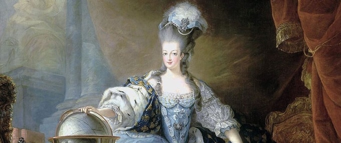 Marie Antoinette Portrait Painted by Jean-Baptiste André Gautier-Dagoty in 1775