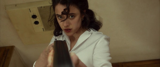 Margaret Qualley in "Honey Dont."