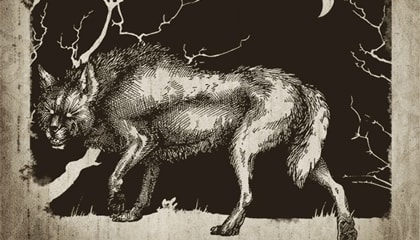 Illustration of Barghest.