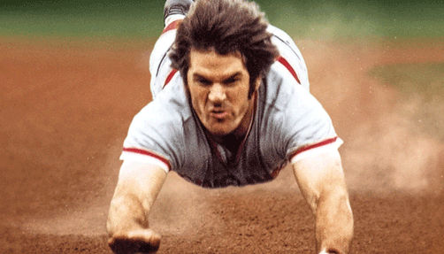 Pete Rose pete rose sliding