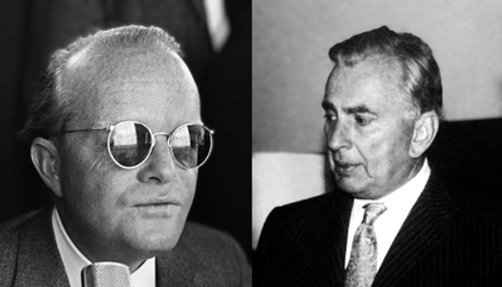 Photos of Truman Capote and Gore Vidal