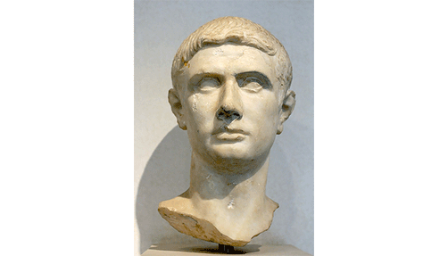 Sculpture of Quintus Servilius Caepio.