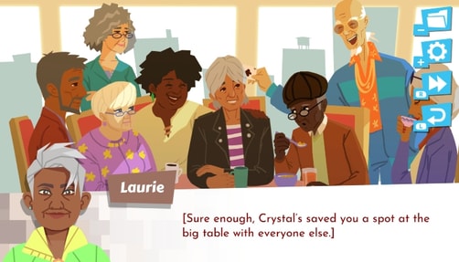 A still from the game 'Later Daters'