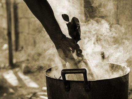 boiling cauldron