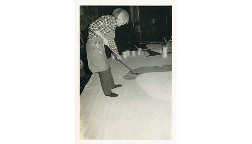 Andy Warhol sweeping