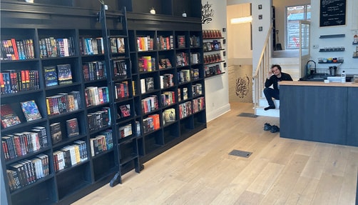 Interior of Little Ghosts Books