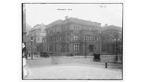 Cornelius Vanderbilt's mansion on 640 Fifth Avenue.