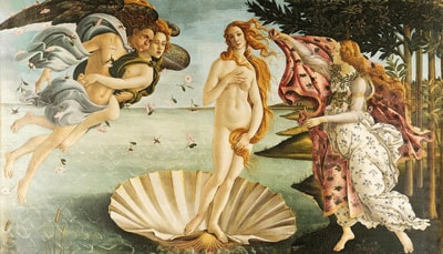 Photo of 'The Birth of Venus.'