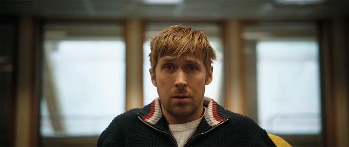 screenshot of ryan gosling in the project hail mary trailer