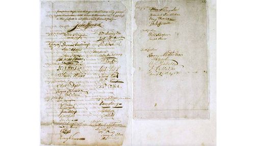 olive-branch-petition Signatures of the Olive Branch Petition