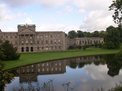 lyme hall as pemberley, a fictional place in pride and prejudice