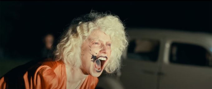 the-bride-screenshot Jessie Buckley screaming in The Bride trailer