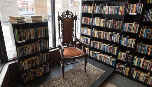 Interior of Bucket O' Blood Books and Records