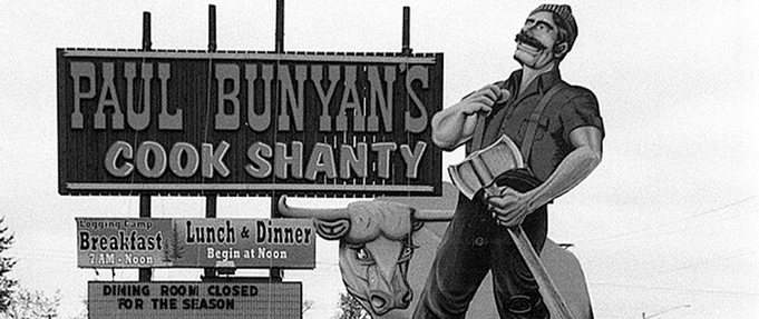 Photo of Paul Bunyan's Cook Shanty in Wisconsin
