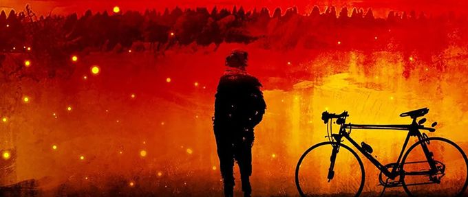 cover of boy's life by robert mccammon features a boy and his bike