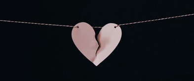 paper heart torn
