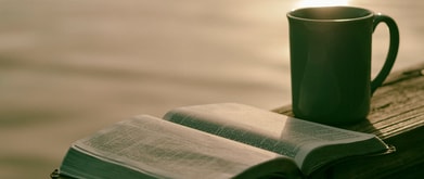 book with coffee cup