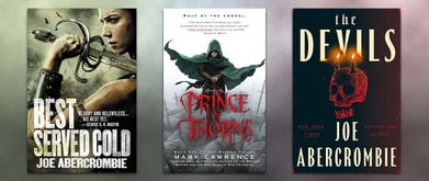 collage of grimdark fantasy books