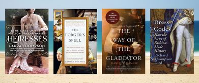 Four book covers from this list over a beach.