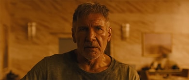 screenshot of Harrison Ford in Blade Runner: 2049