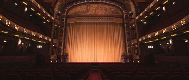 an empty stage