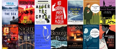 covers of books on list. 