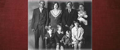 Photograph of the Lawson family. 