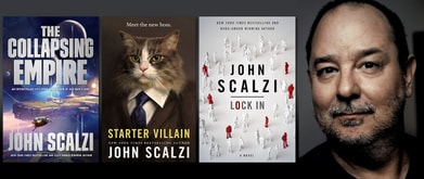 collage of books by john scalzi