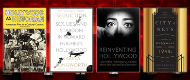 Covers of 'Hollywood as Historian', 'Seduction', 'Reinventing Hollywood', 'City of Nets' 