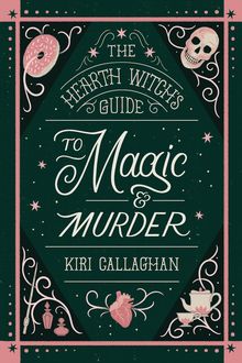 Skulls and potions on the cover of the hearth witch's guide
