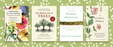 Covers of nature-based books.