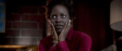 A still of Lupita Nyong'o in "Us."