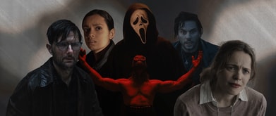 Stills from 'Hokum,' 'Psycho Killer,' 'Scream 7,' 'Return to Silent Hill,' and 'Send Help.'