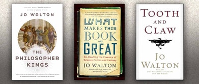 collage of jo walton titles
