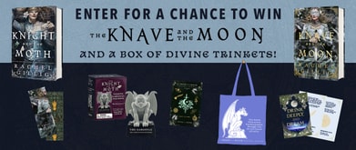 books and collage of the items available in the stonewater duology giveaway
