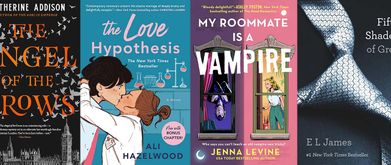collage of titles that started as fanfiction