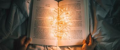 book with lights