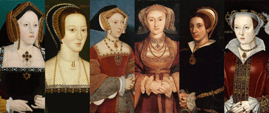 Portraits of King Henry Viii's wives