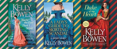 collage of covers by kelly bowen