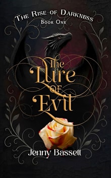 Dragon and rose on The Lure of Evil cover.