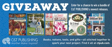 Photo of giveaway prizes.