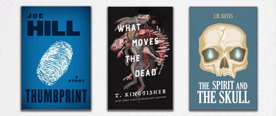3 book covers on a white background